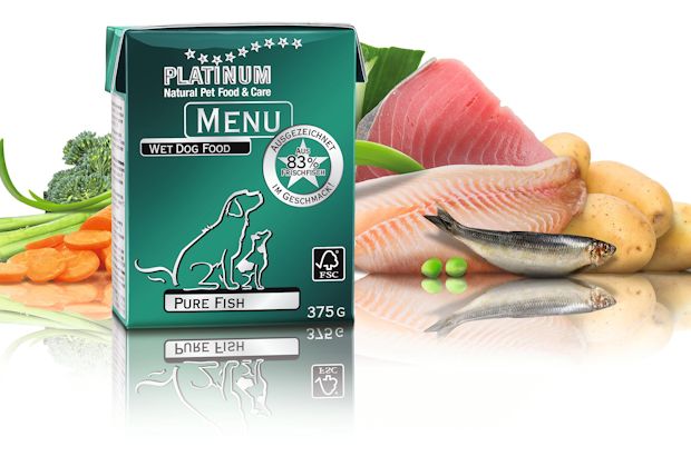 Die hochwertige Hundenahrungs-Produktfamilie PLATINUM MENU ist um die neue Fisch-Variante "Pure Fish" erweitert worden.