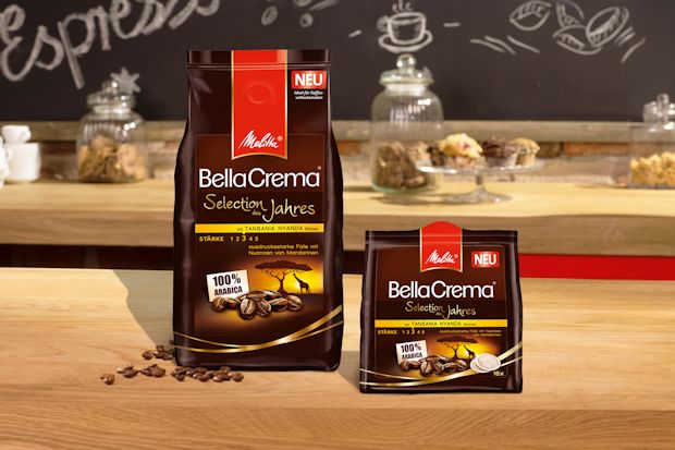 Melitta® BellaCrema® Selection des Jahres 2015 mit Tansania Nyanda Bohnen