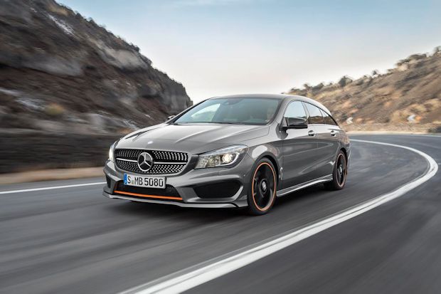 Ab 36.795 Euro kostet das Sondermodell "OrangeArt" zur Einführung des Mercedes CLA Shooting Brake.