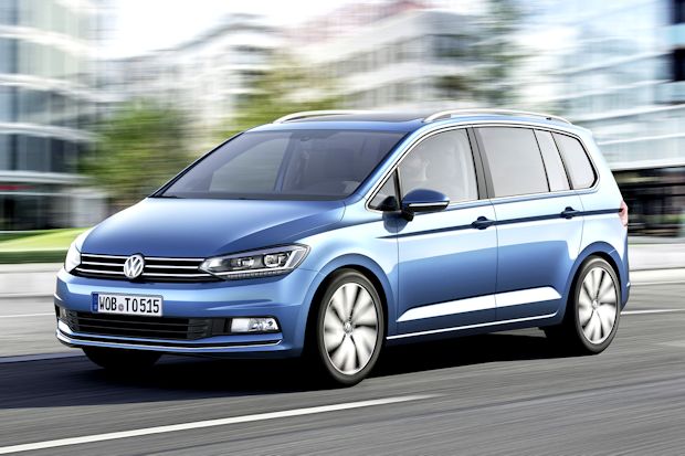 Neuer VW Touran in der Autostadt vorgestellt.