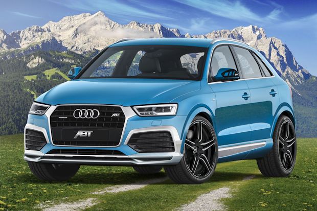 Abt bringt den Audi Q3 2.0 TDI mit Garantie auf 210 PS und veredelt ihn auch optisch.