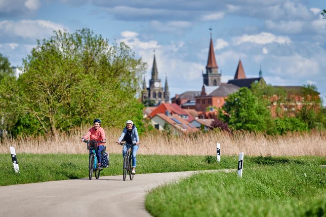 Zahlreiche Fern- und Themenradwege kreuzen sich in Ansbach.