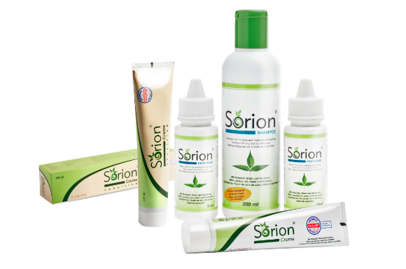 Die ayurvedische Spezialpflege-Linie von Sorion soll bei akuten Krankheitsschüben die gestresste Haut beruhigen.
