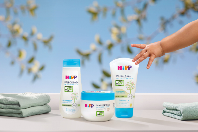 Sanfte Pflege f&uuml;r empfindliche Haut: Milde Formulierungen unterst&uuml;tzen das Wohlgef&uuml;hl der ganzen Familie.