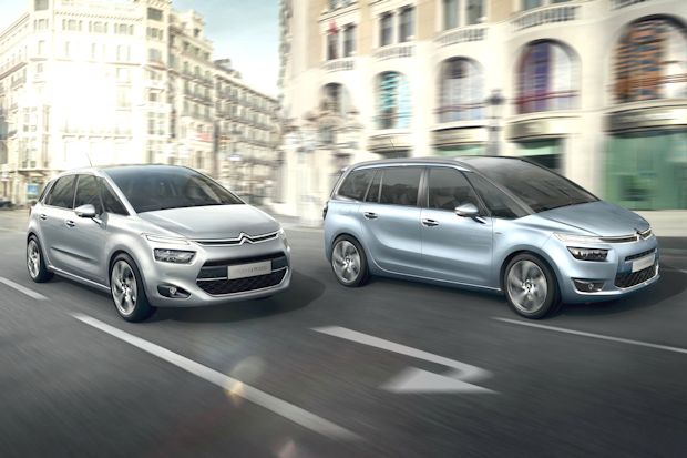 Seit Jahresbeginn hat Citroën in Europa mehr als 100.000 C4 Picasso verkauft, rechts die längere Version.
