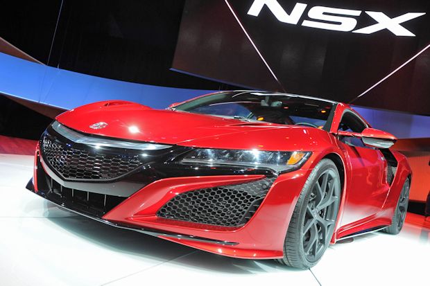 Der Acura NSX feiert in Detroit seine Weltpremiere.