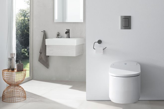 Hinter dem schlichten Design von Dusch-WCs verbergen sich smarte Funktionen.