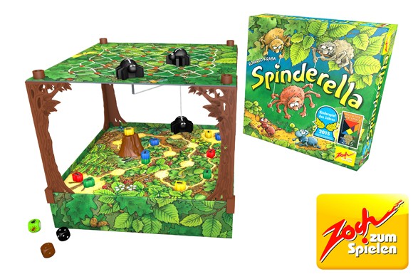 Unter allen Teilnehmern dieses Osterkalender Gewinnspiels verlosen wir mit freundlicher Unterstützung der Simba Toys GmbH & Co. KG ein Zoch Gesellschaftsspiel Spinderella.