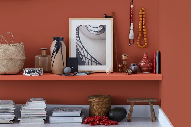 Mediterranes Flair und Behaglichkeit fürs Zuhause: Die angesagte Trendfarbe Terracotta ist in einer matten Optik hochmodern.