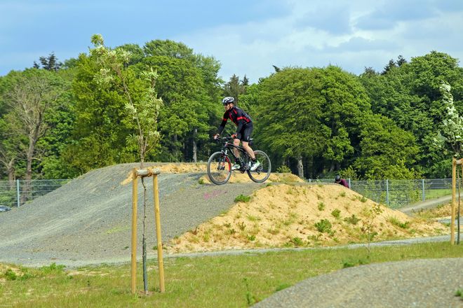 Im Trailpark finden Mountainbiker herausfordernde Parcours.