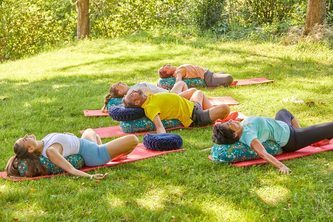 Die Aktivwoche rund um die Faszien verbindet moderne Trainingsmethoden, Bewegung an der frischen Luft und achtsame Entspannung.