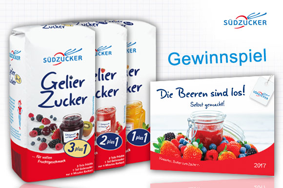 Sie möchten Ihre eigenen leckeren Brotaufstriche kreieren? Wir verlosen passend zur Einmachzeit 3 Südzucker-Pakete.