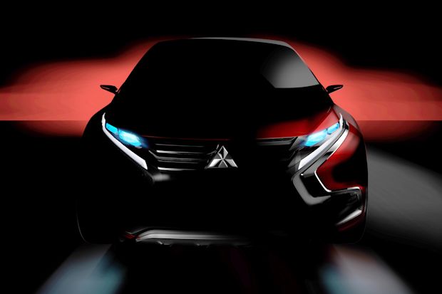 Eine kraftvoll designte Studie feiert Weltpremiere auf dem Genfer Mitsubishi-Stand.