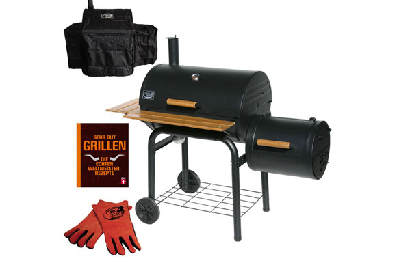 Der Smoker überzeugt mit seinem amerikanischen Design und einer qualitativ hochwertigen Verarbeitung - ein schönes Geschenk zum Vatertag.