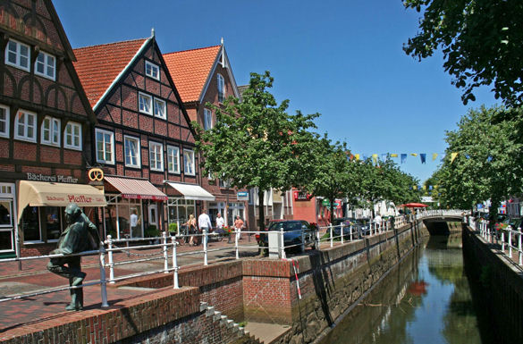 Malerische Impressionen aus der alten Hansestadt Buxtehude.