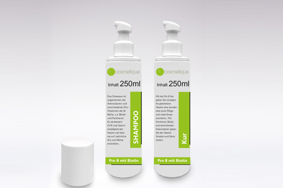 Neues Shampoo Pro B mit Biotin und Kur Pro B mit Biotin vom schampu
