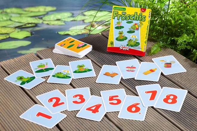 Lasset die Fr&ouml;sche h&uuml;pfen! Aber nicht in einen richtigen Teich, sondern in eine korrekte Zahlenreihenfolge.