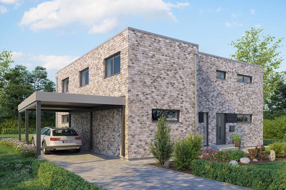 Selbst nach 100 Jahren noch modern: Bauhaus-Architektur ist wieder stark gefragt - heutzutage verbunden mit hoher Energieeffizienz, guter Wärmedämmung und einer einfachen, zeitsparenden Bauweise.