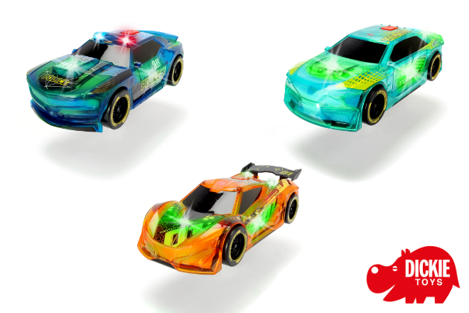 Zur Vorstellung der Lightstreak-Fahrzeuge von Dickie Toys verlosen wir mit freundlicher Unterstützung der Simba Dickie Group je eines der drei vorgestellten Lightstreak-Fahrzeuge.