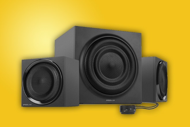 Im Rahmen des großen Osterkalender-Gewinnspiels 2018 bei Oster-Gewinnspiele.de haben Sie jetzt die Chance, ein Majesty 2.1 Subwoofer System von Speedlink zu gewinnen.