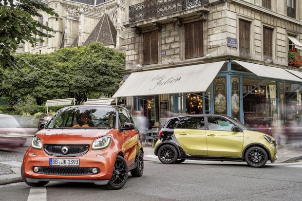 Smart fortwo mit twinamic Doppelkupplungsgetriebe