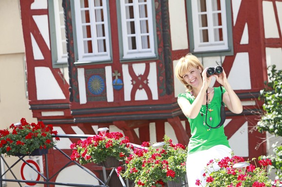 Ferngläser kann man sich auch in der städtischen Touristeninformation ausleihen.