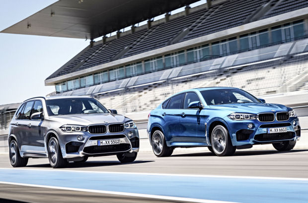 Der neue BMW X5 M und der neue BMW X6 M.