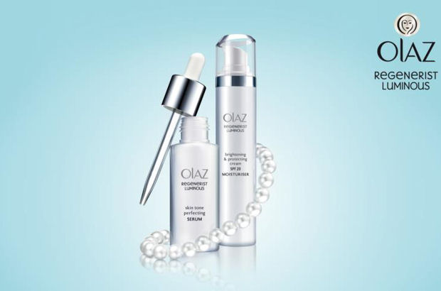 Neu: Olaz Regenerist Luminous Hautton Perfektionierendes Serum und Olaz Regenerist Luminous Aufhellende & Schützende Creme
