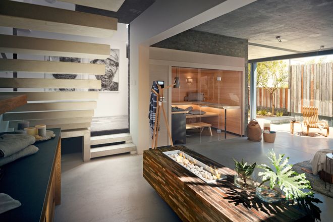 Unter www.klafs.de/s1 finden Saunafans alle Details zur ein- und ausfahrbaren Zoom-Sauna.