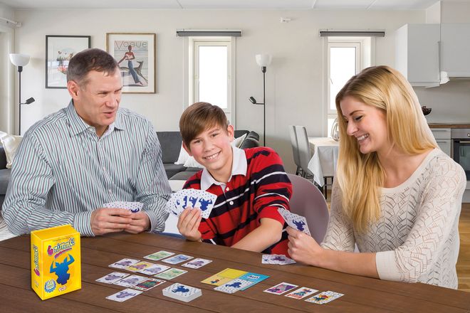 Kartenspiele machen der ganzen Familie Spaß. Man spielt, je nach Edition, gegeneinander oder als Team.