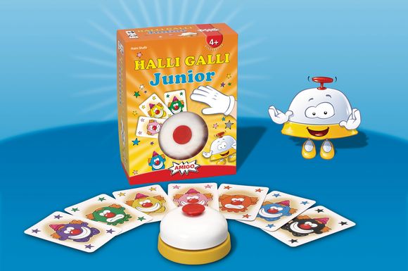 56 Spielkarten, die unverzichtbare Glocke und eine tolle Spielidee - so kommt Freude auf!