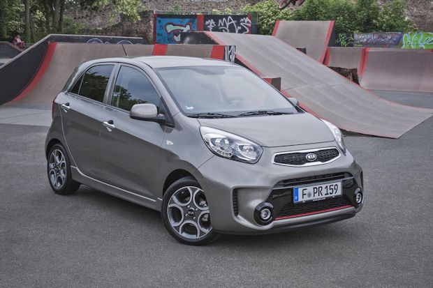Hierzulande ist der kleine Picanto (hier mit neuem Sports-Paket) nach dem cee´d das zweitbestverkaufte Modell von Kia.