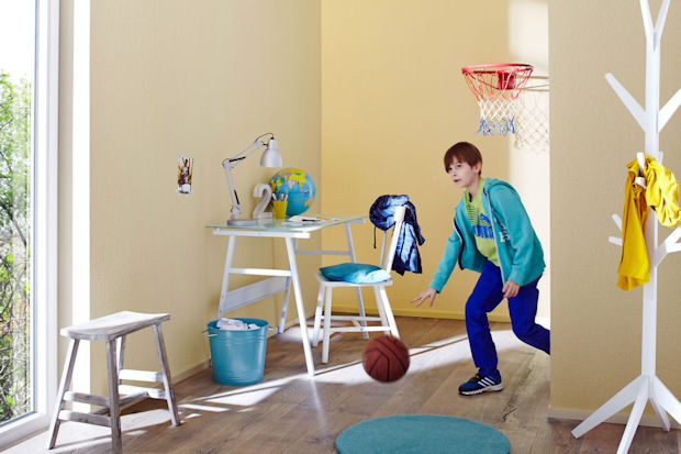 Hart im Nehmen: Easyputz ist sehr robust und hoch abriebfest, daher sehr gut auch für Kinderzimmer geeignet.