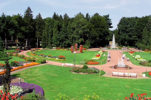 Der sehenswerte Kaiser-Karls-Park in Bad Lippspringe bereitet sich bereits auf die Landesgartenschau im Jahr 2017 vor.