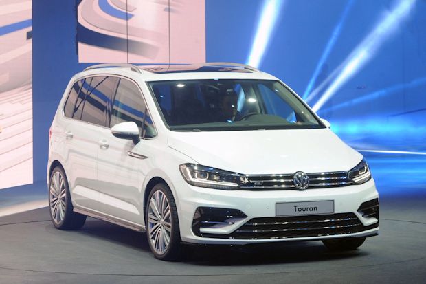 Volkswagen Konzernabend in Genf: Der neue VW Touran.