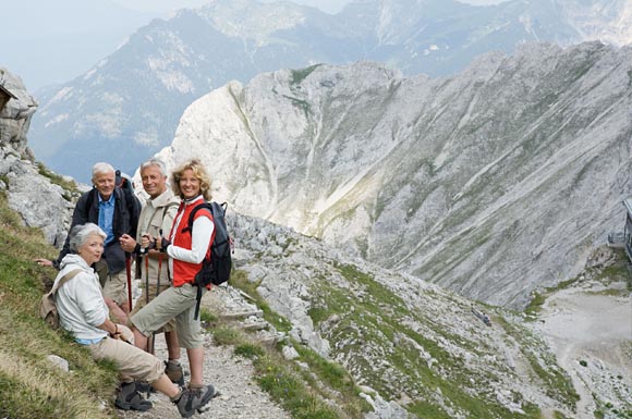 Um Unfälle im unwegsamen Gelände zu vermeiden, sollten Wanderfreunde die markierten Wege nicht verlassen.