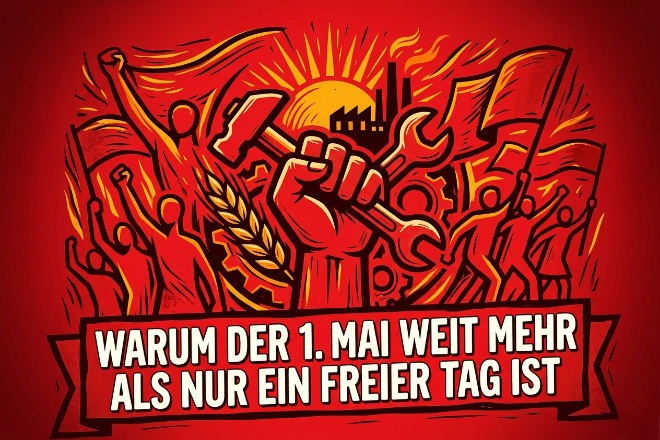 Der 1. Mai: Ein geschichtstr&auml;chtiger Tag im Zeichen der Solidarit&auml;t und des unerm&uuml;dlichen Einsatzes f&uuml;r gerechte Arbeitnehmerrechte.