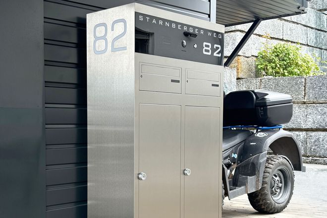 Paketboxen aus Edelstahl Rostfrei verbinden Funktionalität mit Design und Langlebigkeit.
