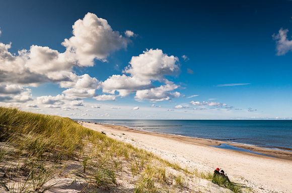Bereit: Der weiße Sandstrand von Graal-Müritz wartet sehnsüchtig auf Besucher.