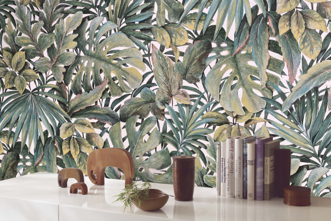 Die Naturszenen bringen Farbe ins Zuhause.