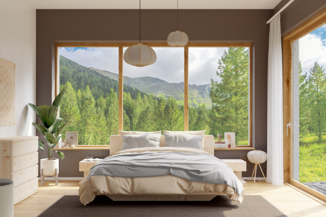 Hochwertige Zirbenbetten bestehen aus massivem, unbehandeltem Holz. Im besten Falle sind sie metallfrei in Schreinereiqualit&auml;t gefertigt.